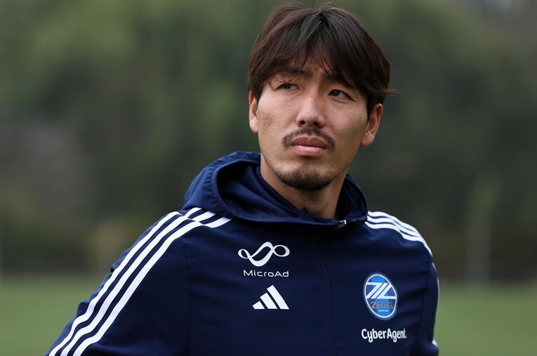 FC町田ゼルビアの主将を務める昌子源（31歳）。自身が影響を受けたリーダーについて語った ／ photograph by Shigeki Yamamoto