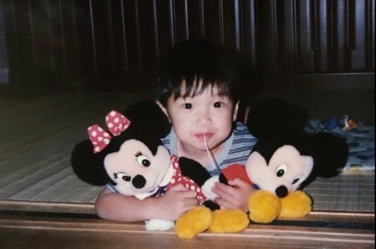 山内晶大の幼少期　（写真/母・純子さん提供）