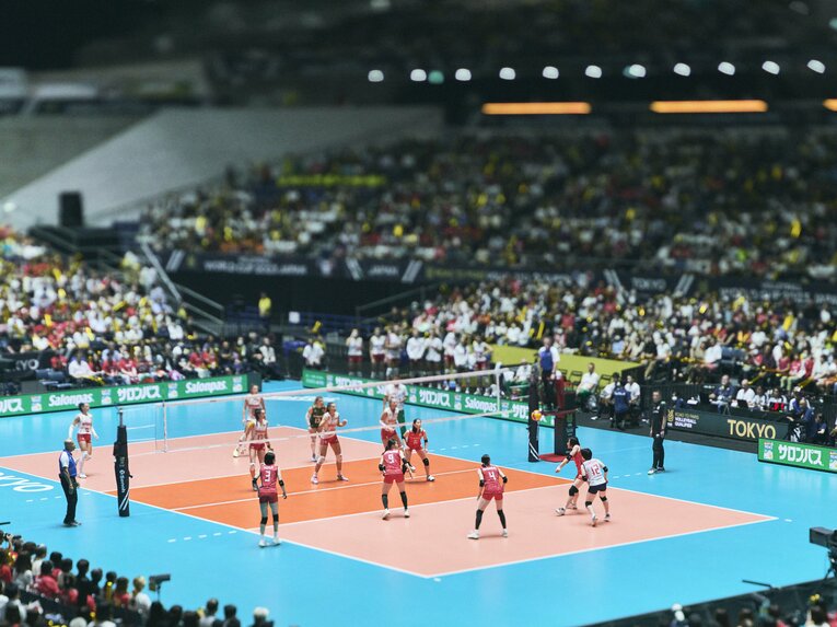 ブルガリア戦／FIVBパリ五輪予選　©︎Yuki Suenaga