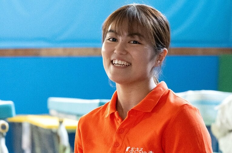 武庫川女子大ではリオ＆東京五輪代表の杉原愛子ともチームメイトになった土橋ココさん。競技への取り組みにおおきな衝撃も受けたという ／ photograph by Takashi Shimizu