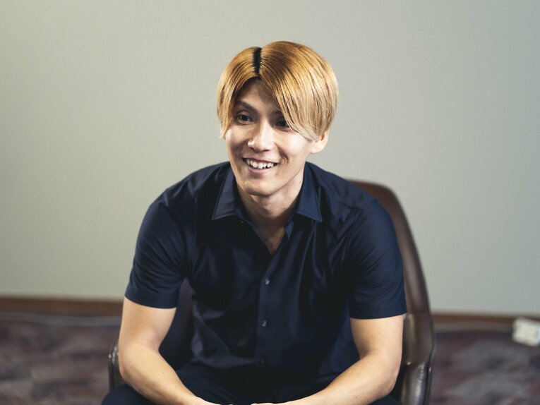 昨年7月にインタビューした際の松本　(c)Yuki Suenaga