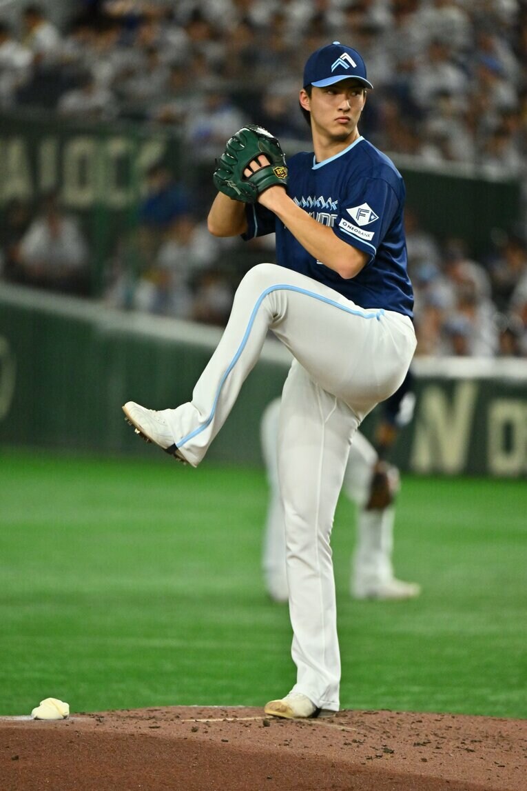 【イケメン選手もたくさん！】日本ハムの194cm右腕…今季大ブレイク中の達孝太21歳　©Hideki Sugiyama