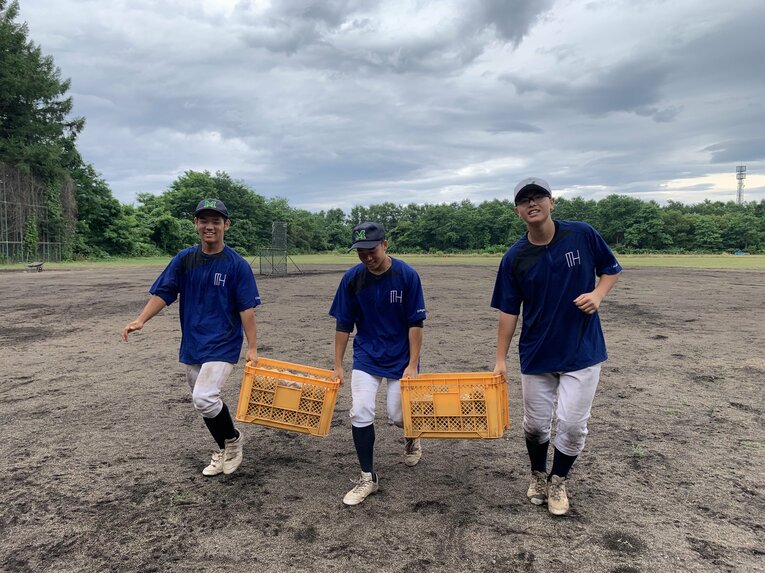 森高校の練習風景（筆者撮影）