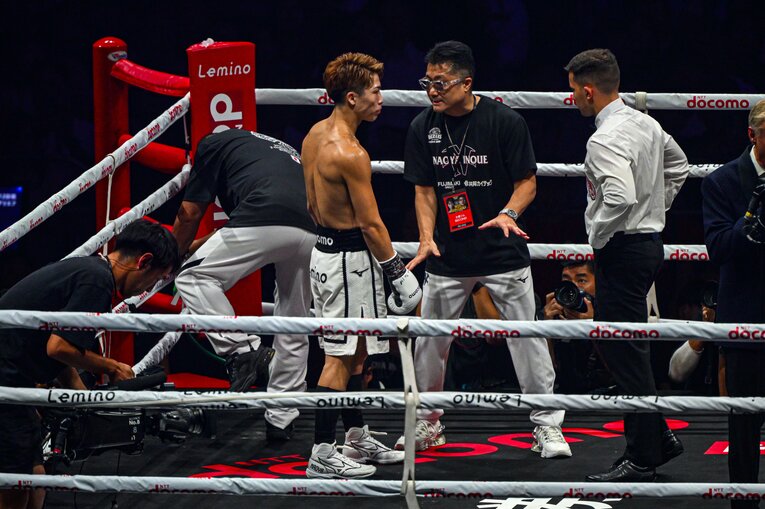 井上尚弥vs.ムロジョン・アフマダリエフ。9月14日、IGアリーナ　©Takuya Sugiyama