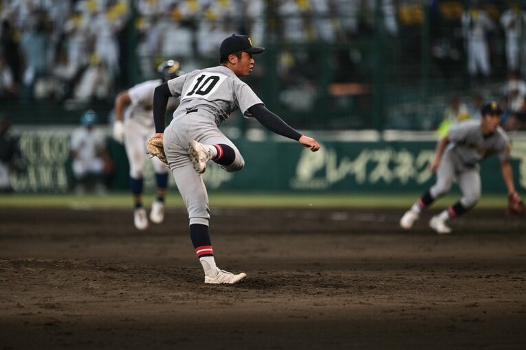 150kmを超える速球とスライダーを中心とした変化球が武器　©️Nanae Suzuki