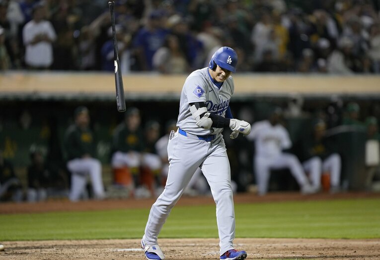 33号ホームラン。「かっこいい」バットフリップも話題に【2枚目／全2枚】　©Getty Images