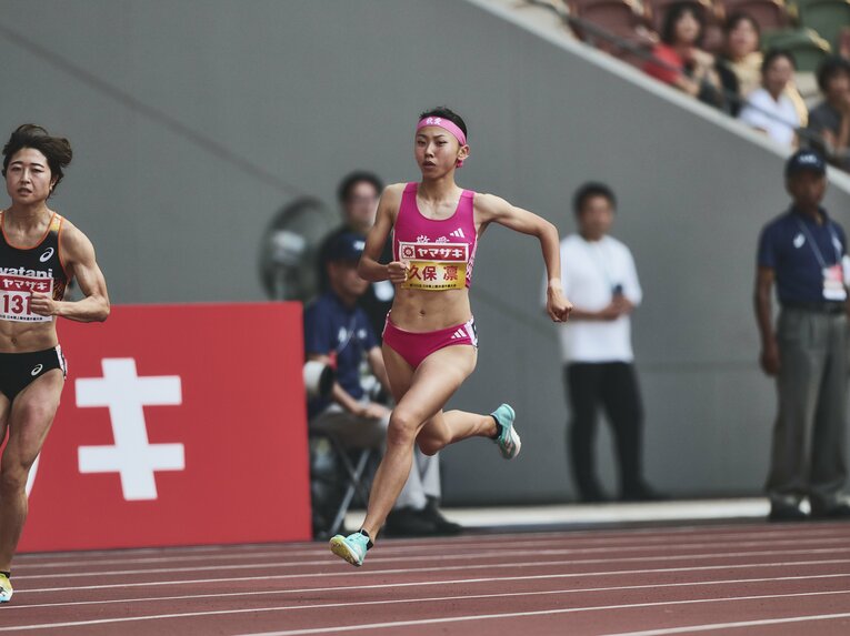 【2025日本選手権】日本選手権での久保　©︎Yuki Suenaga