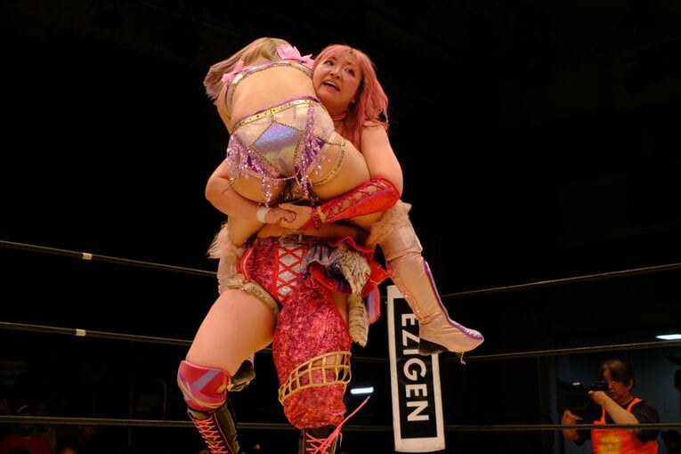 マリーゴールドの人気女子レスラー・後藤智香　©Norihiro Hashimoto