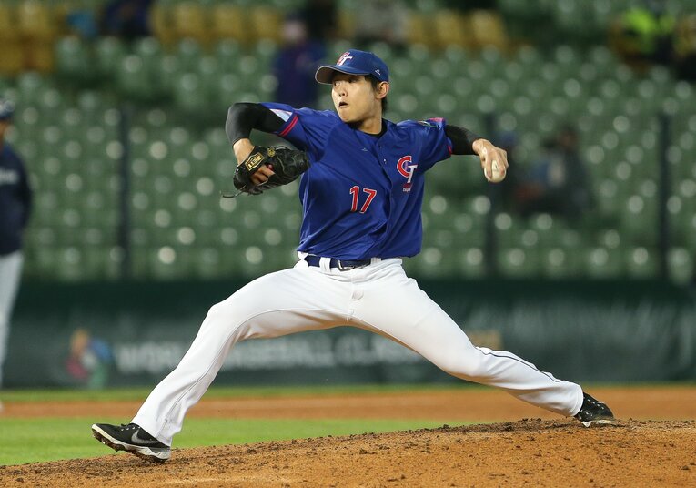 6日に行われた強化試合、NPBでもプレーしたチェンが登板も観客はまばら　©Getty Images