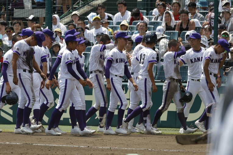 金足農の部員数は「53人」　©Shigeki Yamamoto