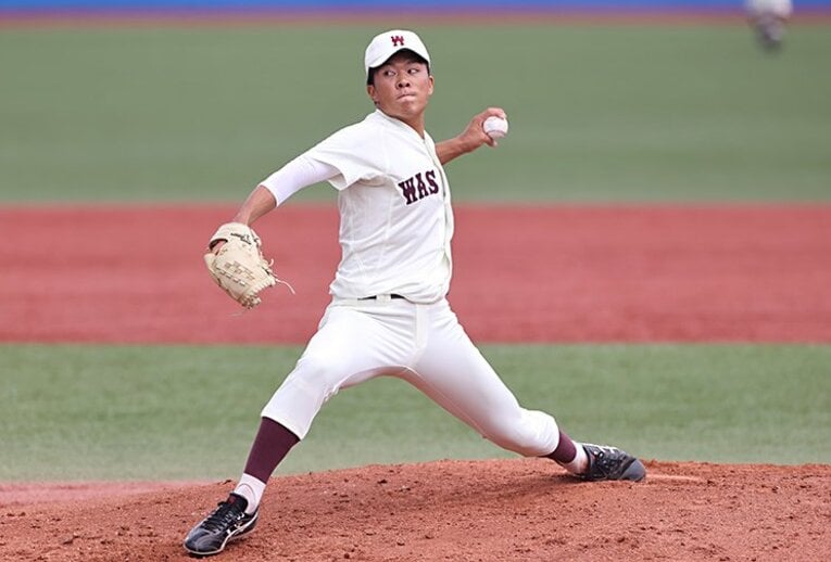 早大からドラフト1位で入団する早川（ｃ）AFLO