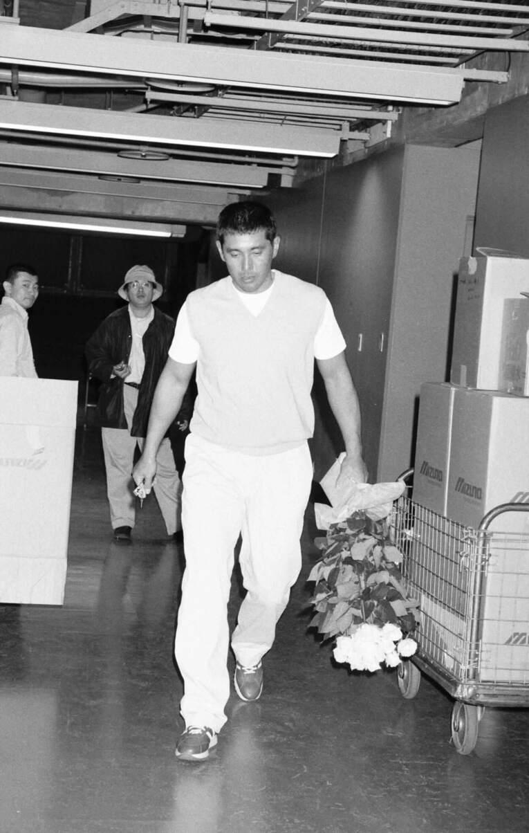 結婚発表した試合後の清原　©︎Keiji Ishikawa