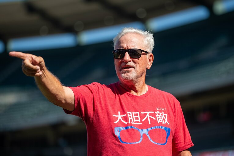 2022年途中までエンゼルスの監督を務めたジョー・マドン。2016年にはカブスをワールドシリーズ制覇に導いた実績を持つ　©Nanae Suzuki