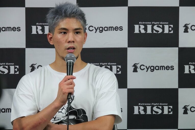 試合後の原口健飛　©Koji Fuse