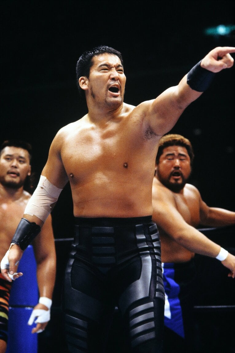 「新日本プロレスvsUWFインターナショナル全面戦争」が行われた1995年の蝶野正洋　©AFLO