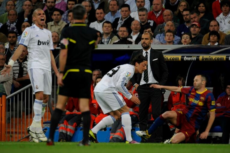 マドリーとバルサのエル・クラシコ。岡井さんもスペインサッカーに魅了された　©Takuya Sugiyama