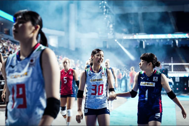 ネーションズリーグ予選ラウンド・アメリカ戦　©︎FIVB