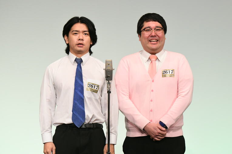 マヂカルラブリーの野田クリスタル（左）と村上。今大会、3年ぶりに決勝へ駒を進めた　©M-1グランプリ事務局