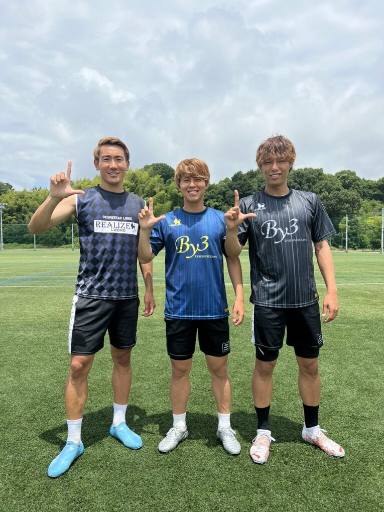 登録者24万人を誇る人気YouTuber「LISEM」のメンバー。左からタカ、けーご、シゲ（写真提供／株式会社LuaaZ）