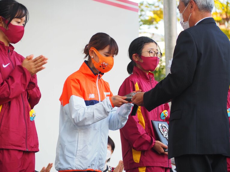 区間賞の表彰　©Yu Saito