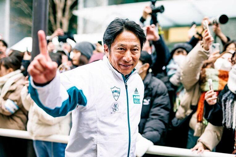 3連覇を狙う青山学院大学の原晋監督　©Kiichi Matsumoto