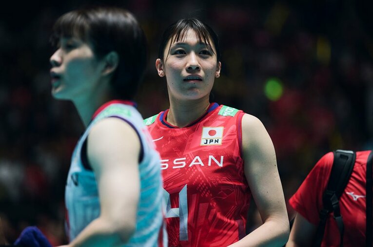 石川真佑／FIVBパリ五輪予選　©Yuki Suenaga