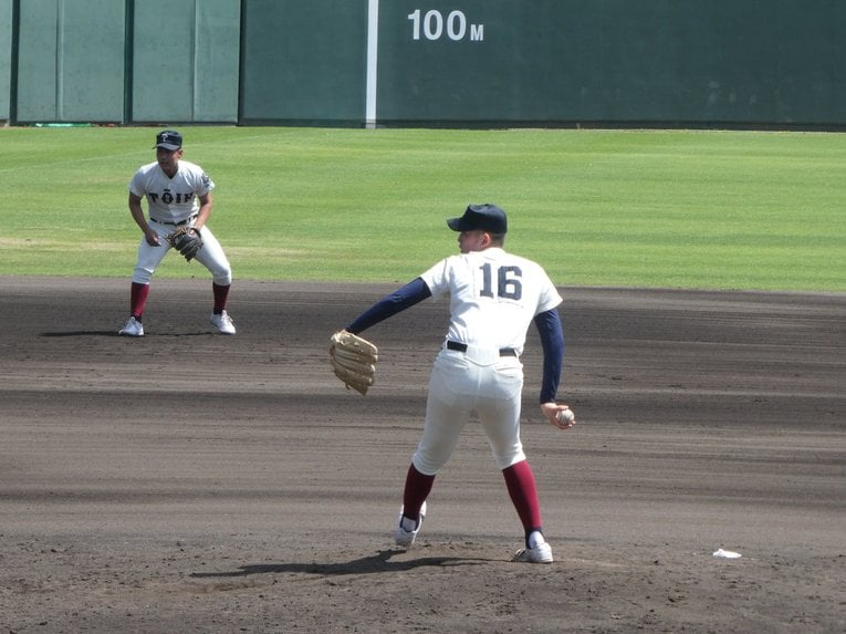 西谷監督の期待も大きい188センチ右腕の川原嗣貴投手（2年）©︎Noriko Yonemushi