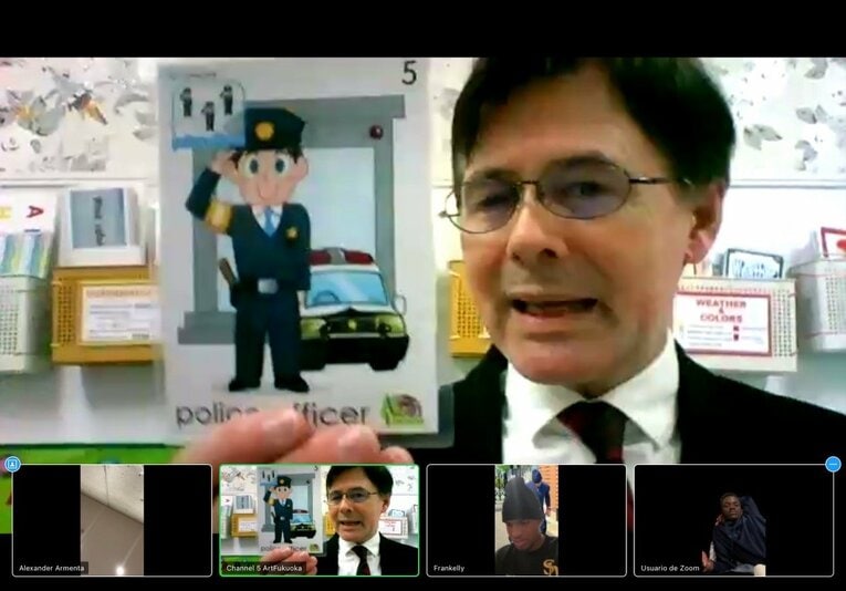 日本語授業風景　写真：球団提供