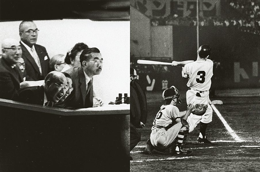［ON砲誕生の夜］1959.6.25　天覧試合を照らした情熱の光＜Number Web＞ photograph by Asahi Shimbun / SANKEI SHIMBUN
