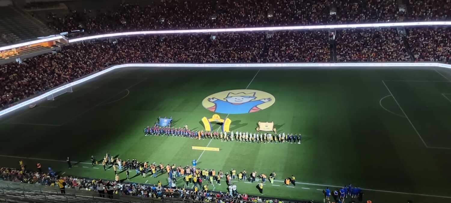 慈善試合の様子 ©Hiroaki Sawada