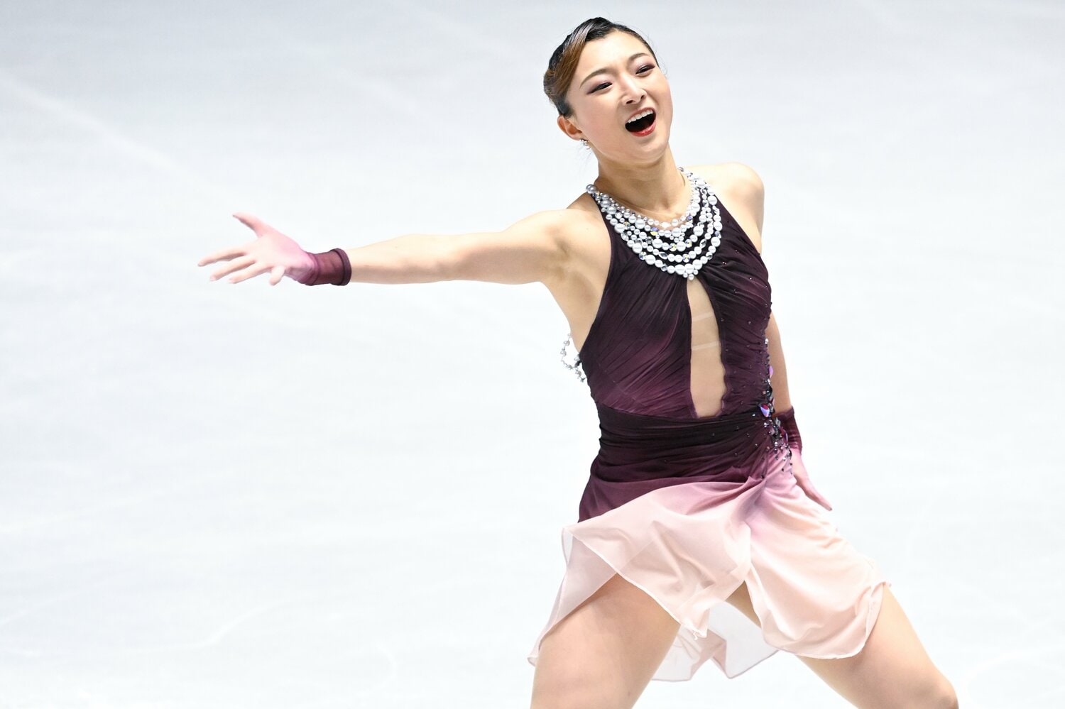 緊張のなかで、ミスのない演技をやり切った坂本