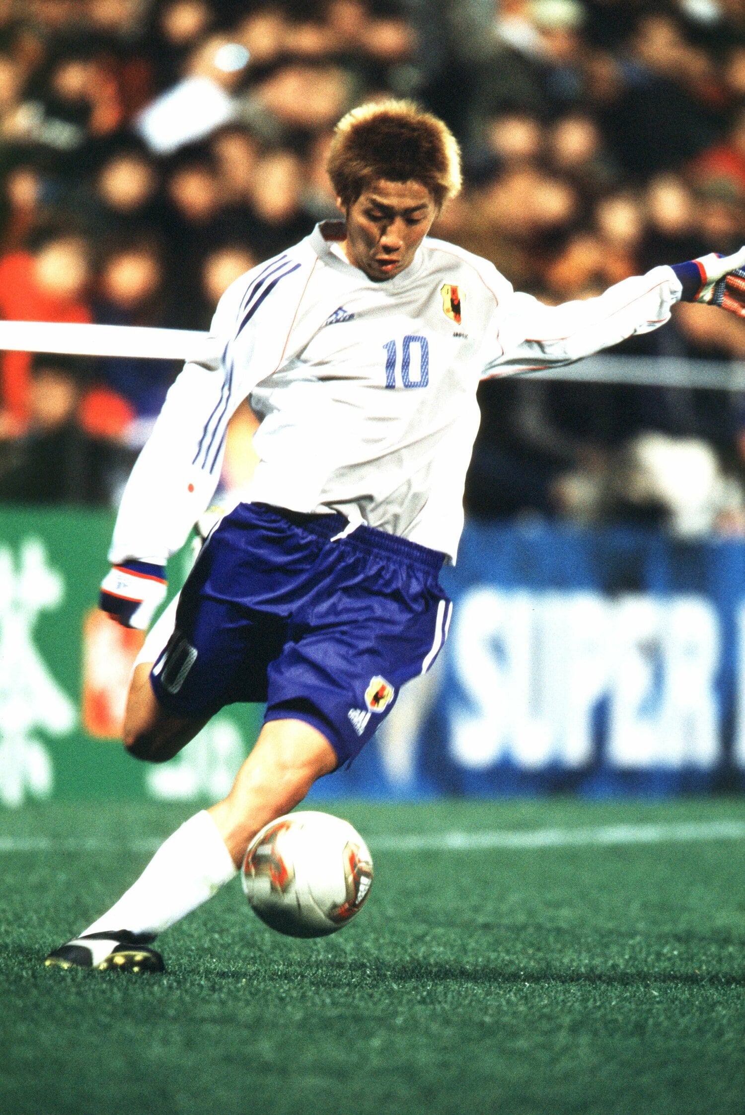 W杯イヤーの2002年に代表復帰を果たした市川 ©Sports Graphic Number