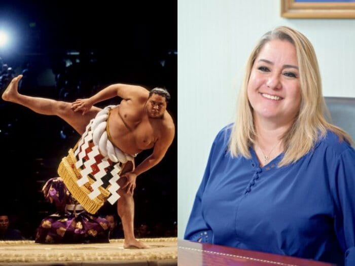 「本当にピュアで可愛い人でした」夫人が明かす横綱・曙太郎の素顔「娘の裸を見ちゃって…大変だ！」ボブ・サップ戦は「やめてとは言えなかった」＜Number Web＞ photograph by Getty Images/Christine Reiko Akebono