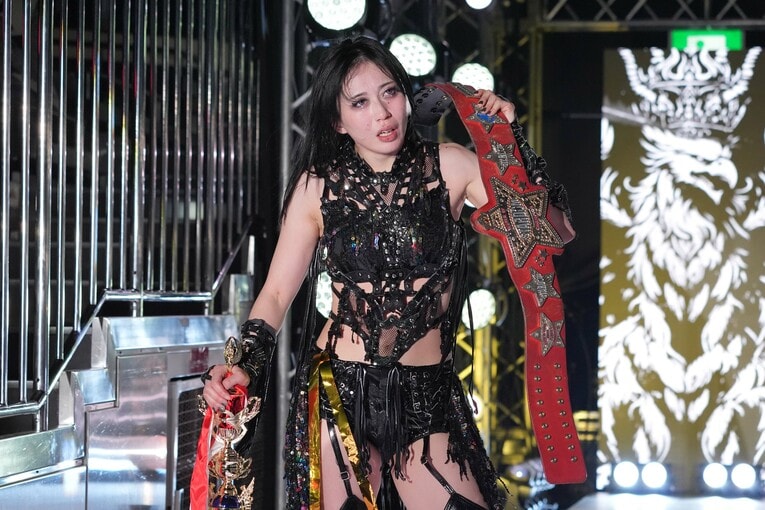 2025年の戦いを終えた上谷沙弥　©Essei Hara