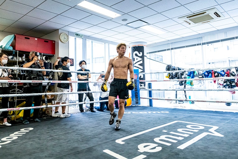 井上尚弥の公開練習　©Takuya Sugiyama