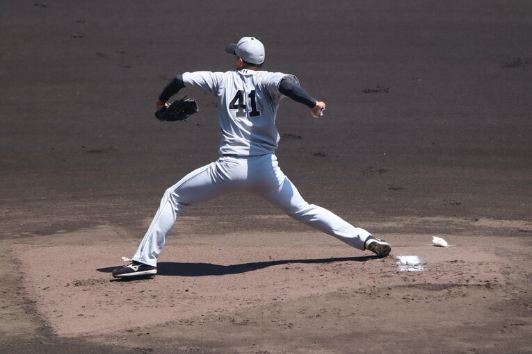 早川の投球フォーム　©Kou Hiroo