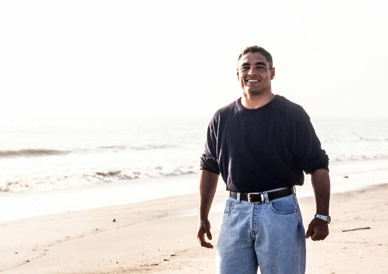 1994年9月、ロサンゼルスで行った単独インタビュー　©Susumu Nagao