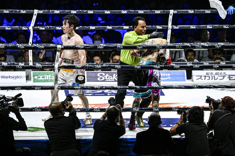KO勝利が確定した瞬間(4枚目/全4枚)　©Takuya Sugiyama