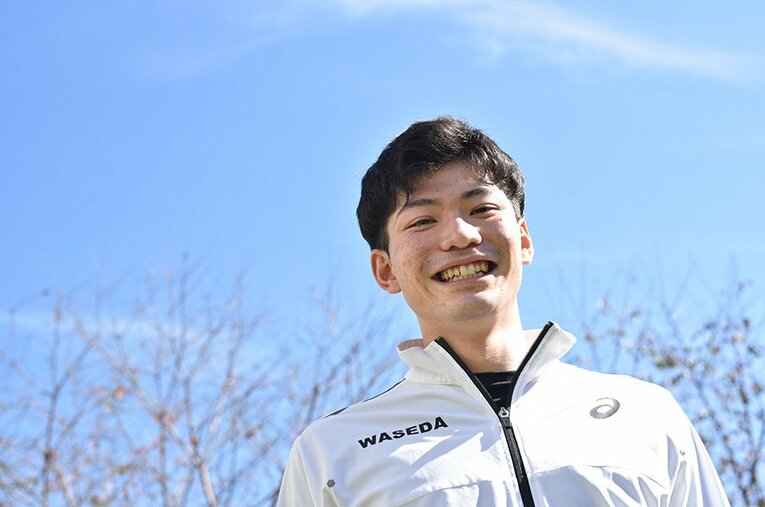 山内は東京五輪400mハードルで日本勢唯一の準決勝進出。卒業後は地元の東邦銀行で競技を続ける ／ photograph by Satoshi Wada
