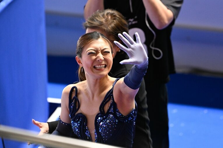 自身最後の全日本選手権で圧巻の演技を見せた坂本花織【スワイプするとそのほかの写真もご覧になれます】　©Asami Enomoto