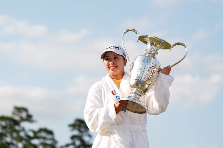 米ツアー初優勝がメジャー大会という偉業を達成した西郷真央　©︎Shizuka Minami