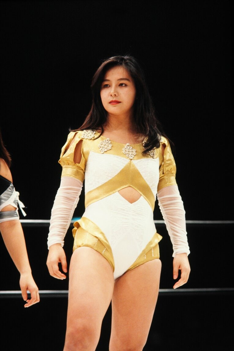 アイドルレスラーとして絶大な人気を誇った現役時代のキューティー鈴木　©AFLO