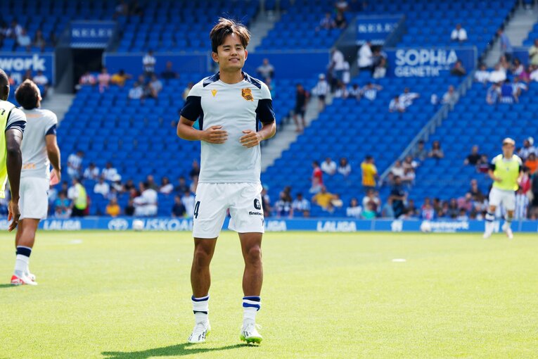 久保建英の“映像では見られない”「開幕ゴールの歓喜→顔を覆ってガッカリ」をカメラマンが撮った「ソシエダが勝ち切るためには久保の…」(3)