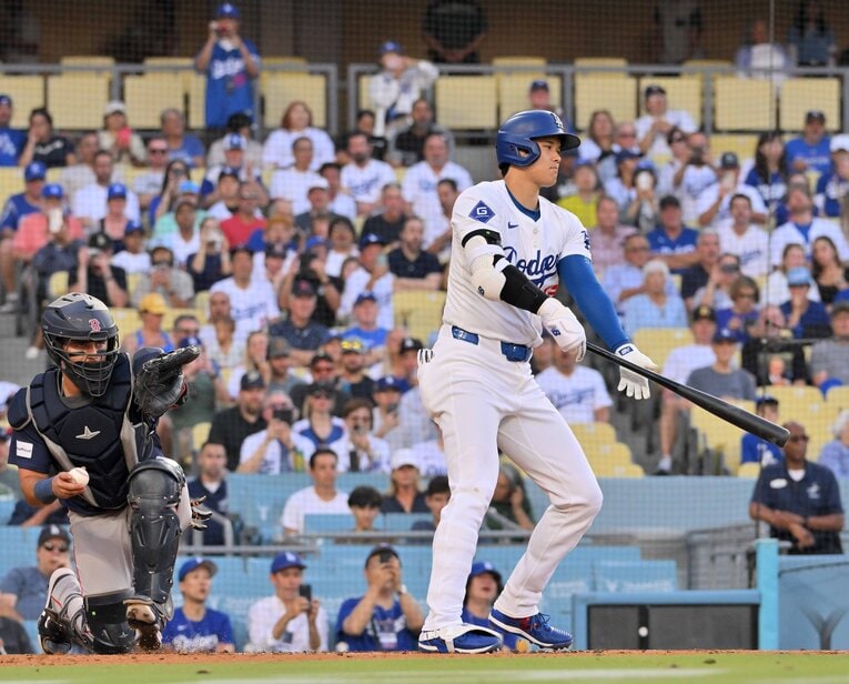 19日のレッドソックス戦ではピベッタに3三振を奪われた　©JIJI PRESS