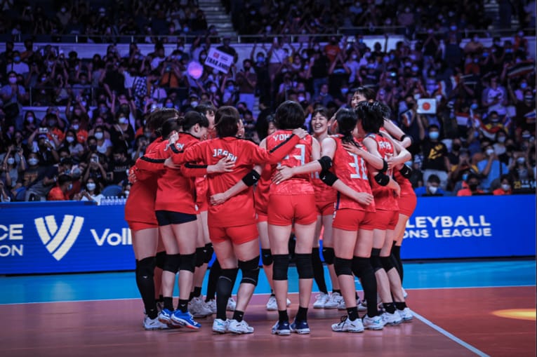 ネーションズリーグ予選ラウンド・タイ戦　©︎FIVB