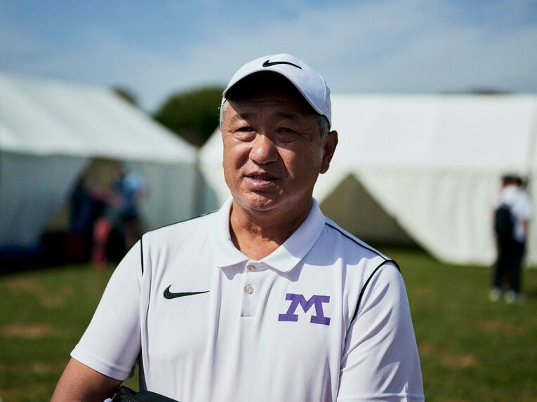 大志田監督は現在は明治大の監督を務める。その明治大も14位で驚きの予選会落選を喫した　©Yuki Suenaga