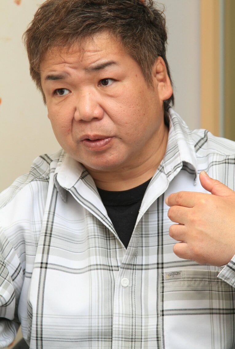 巨額詐欺で総額8000万円以上を失ったという元ノアのプロレスラーだった泉田　©Hiroki Kakehata