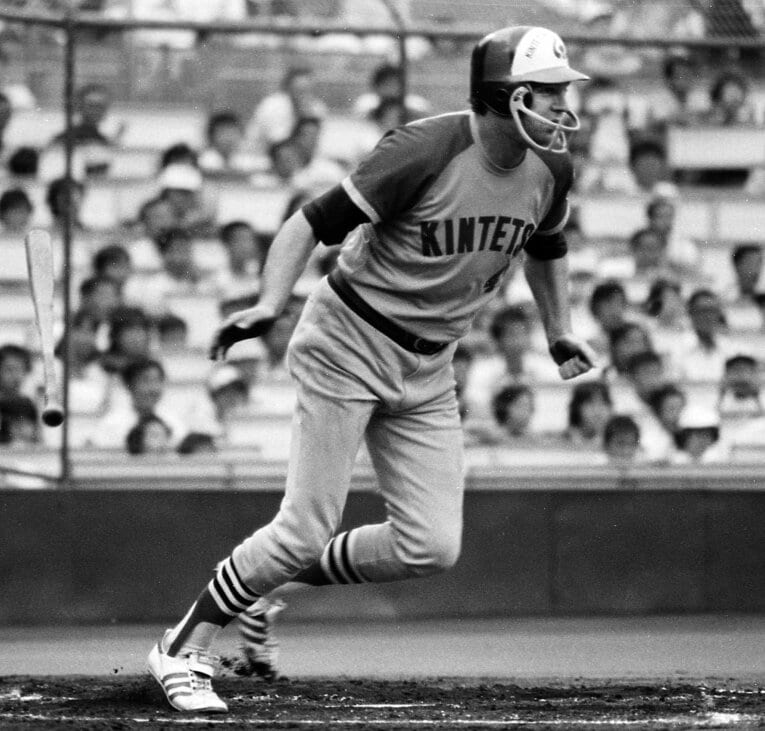 1979年、近鉄に移籍したチャーリー・マニエルは本塁打王のタイトルを獲得した　©JIJI PRESS