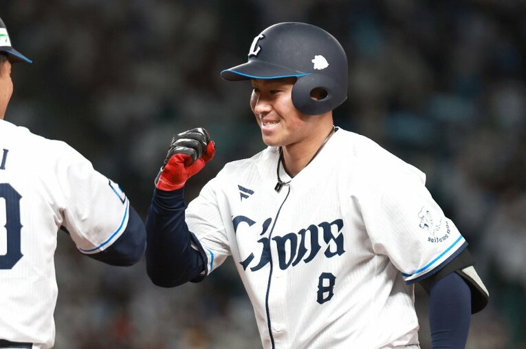 ライオンズ巻き返しの原動力となっているルーキーの渡部 ／ photograph by SANKEI SHIMBUN