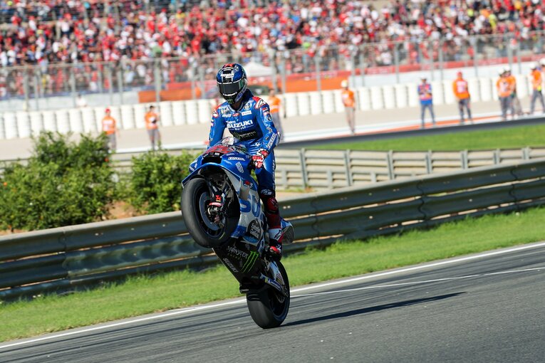 バレンシアGPのアレックス・リンス　photograph by Satoshi Endo